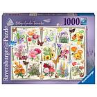 Ravensburger Puslespill: Garden Flowers 1000 Brikker