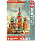 Educa Pussel: St. Basil's Cathedral, Moscow 1000 Bitar