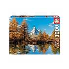 Matterhorn Educa Pussel: Mountain in Autumn 1000 Bitar