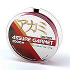 Akami Assure Garnet Monofilament 2000 M Röd 0,185 mm