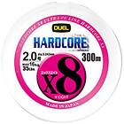 Duel Hardcore X8 Braided Line 300 M Flerfärgad 30 Lbs