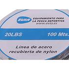Evia Steel&nylon Cable 100 M Line Grå 0,810 mm