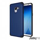 Light Armor Case Robust, hållbart PC-fodral till Samsung Galaxy A8 2018 A530 Marinblå