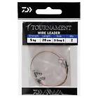 Daiwa Tournament Wire Leader 20 Cm Line Röd 17 Kg-Black Sleeve