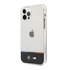 M PC/TPU Horizontal Tricolor Hard Case för iPhone 12 Pro Max Genomskinlig BMHCP12LMHTHK