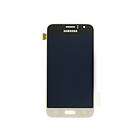 LCD-display Touch Unit Galaxy J1 2016 J120 Guld (Service Pack)