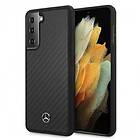 Mercedes Dynamic Line Carbon Hard Case Galaxy S21 5G Svart MEHCS21SRCABK