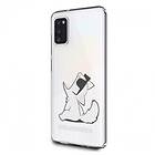 Karl Lagerfeld KLHCA41CFNRC Choupette Fun Hard Galaxy A41 Genomskinlig