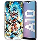 Cokitec fodral för Galaxy A10 Manga Dragon Ball Sangoku vit