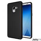 Light Armor Case Robust, hållbart PC-fodral till Samsung Galaxy A8 2018 A530 Svart