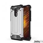 Hybrid Armor Case Tufft robust skydd för Xiaomi Pocophone F1 Silver