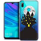 Caseink fodral för P Smart 2019 (6,21) fodral [kristallgel HD kollektion halloween design slott Scream mjuk ultratunn tryckt i Frankrike]