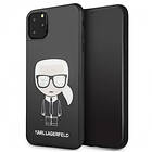 Ikoniska Glitter hårt fodral KLHCN65DLFKBK iPhone 11 Pro Max Svart