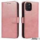 Magnetfodral elegant Bookcase med fodral för Xiaomi Redmi 9 Rosa