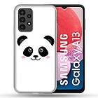 Fodral för Galaxy A13 djur panda vit