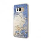 GUHCS8GLUFLBL Guess Liquid Glitter Hard Case Purple för G950 Galaxy S8