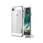 Slim Ultra-Thin Borstad TPU Metal Design Dual Layer Armor Cover iPhone 7/8 Silver