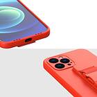 Rope case gel TPU krockkuddefodral med rem för iPhone 13 Pro Marinblå