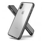 Fusion Kit PC-fodral med TPU Bumper rem och korthållare till iPhone XS / X Grå