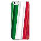 Shot Case silikonfodral IPHONE 5/5S/SE Italien flagga transparent mjukt gelskydd