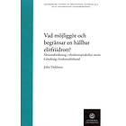 John Dohlsten: Vad möjliggör och begränsar en hållbar elitfriidrott? aktionsforskning i elitidrottspraktiker inom Göteborgs friidrottsförbun