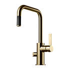 Tapwell Kjøkkenbatteri ARM587 med Utdragbar Pip Honey Gold 9426382