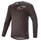 AlpineStars Tröja Alps 6,0 V2 LS Jersey black/coral s