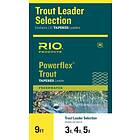 RIO Powerflex Trout Taperad Tafs 9ft 3-Pack 3X/4X/5X