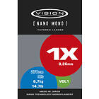 Vision Nano Mono Taperad Tafs 9 fot med Ögla 1X 0,26