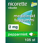 Nicorette Tuggummi Pepparmint 2mg 105st