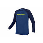 Endura Tröja Kids One Clan Raglan L/S blå 122-128 cl