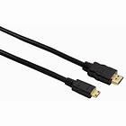 Hama 3 Stars 18Gbps HDMI - HDMI Micro High Speed with Ethernet 2m