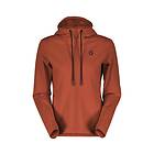 Scott Fritidströja Hoody Dam Tech Zip earth red S