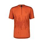 Scott Cykeltröja Trail Flow Zip SS braze orange M