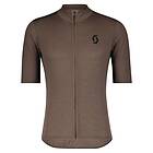 Scott Cykeltröja Gravel Merino SS shadow brown/black S