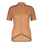 Scott Cykeltröja Dam Gravel Merino SS rose beige/braze orange L