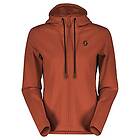 Scott Fritidströja Hoody Dam Tech Zip earth red M