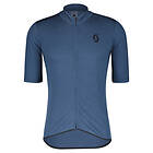 Scott Sykkeltrøye Gravel Merino SS metal blue/dark blue L