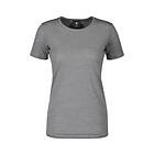 Scott Cykeltröja Tee Dam Commuter Merino grey melange S