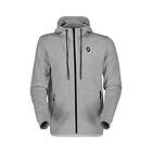 Scott Fritidströja Hoody Tech Zip grey melange S