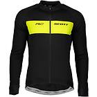 Scott Cycling Jersey M'S Rc Warm L/S Blck/Sul Yel Black/Gul XXL