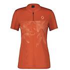 Scott Cycling Jersey Dam Trail Flow Zip SS Braze Orange/Rose Beige BRAZE ORANGE/