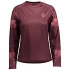 Scott Cycling Jersey Dam Trail Storm L/Sl Amaranth Red/Ochre Red XL
