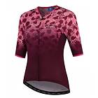 Rogelli Maillot de cyclisme Animal Jersey SS Bordeaux/Pink M