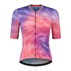 Rogelli Cycling Jersey SS Tie Dye Dam Purple/Coral XXS