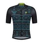 Rogelli Cykeltröja SS Aztec Herr Black/Blue/Lime Svart/Blå/Grön L