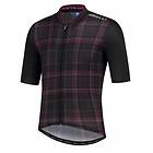 Rogelli Sykkeltrøye Style Jersey SS Black/Bordeaux Sort/Röd M