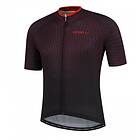 Rogelli Sykkeltrøye Weave Jersey SS Black/Red Sort/Röd M