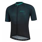 Rogelli Sykkeltrøye Weave Jersey SS Black/Green S