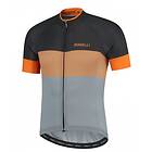 Rogelli Sykkeltrøye Boost Jersey SS Grey/Black/Orange Grå/Sort/Orange L